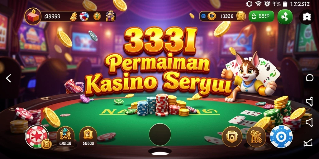 Tampilan gameplay Kasino yang menarik dan mendebarkan.