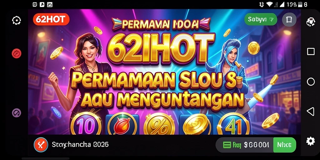 Screenshot gameplay dari 62HOT menampilkan keseruan Slot.