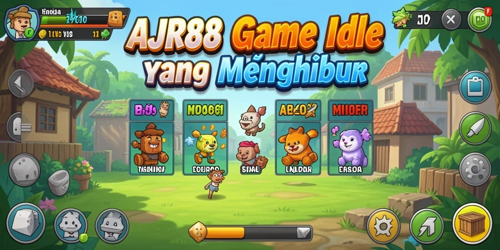 Tampilan gameplay menarik dari AJR88 yang menghibur dan santai.