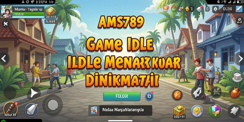 Screenshot utama AMS789 menampilkan gameplay Idle yang seru dan menarik.