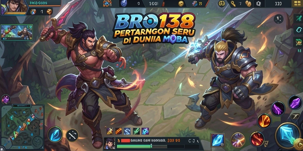 Tampilan seru dari pertarungan di BRO138 dengan strategi MOBA