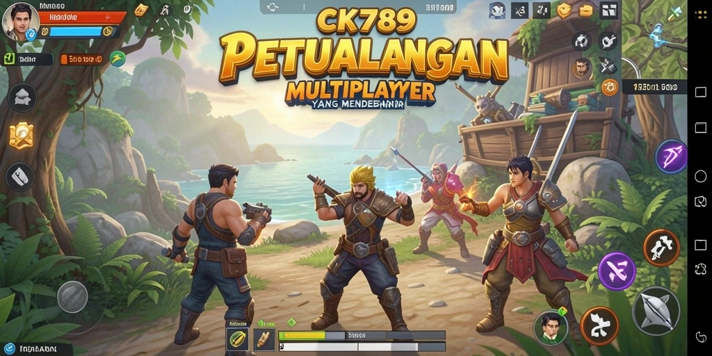Screenshot utama CK789 menampilkan aksi seru dalam dunia MMORPG.