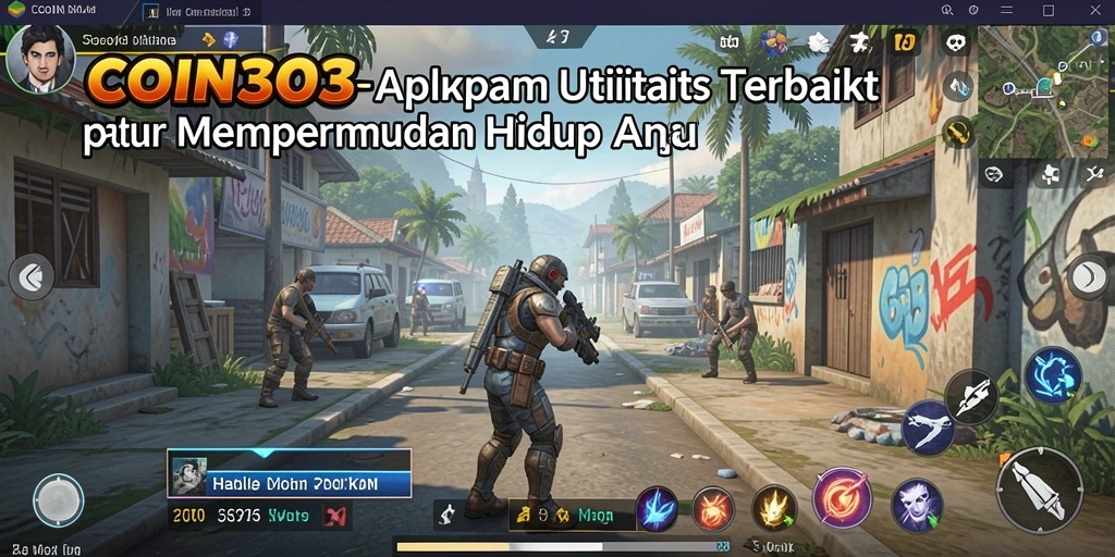 Tampilan utama COIN303 yang intuitif dan mudah digunakan.