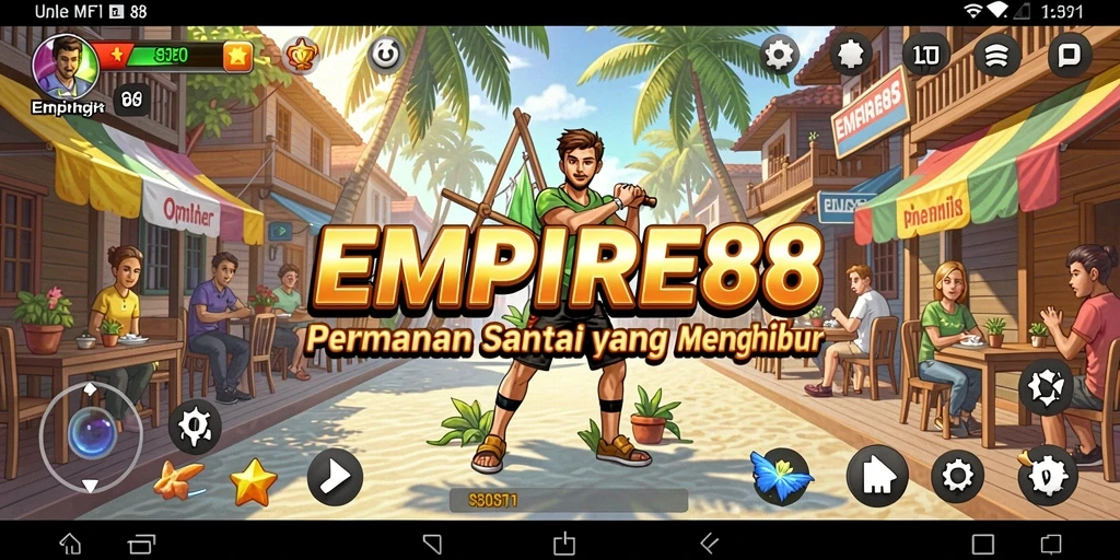 Tampilan gameplay menarik dari EMPIRE88 dengan berbagai karakter.