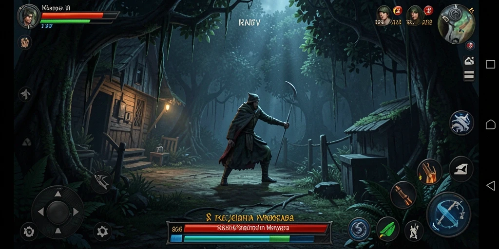 Tampilan gameplay G668 yang menyeramkan dan menegangkan.