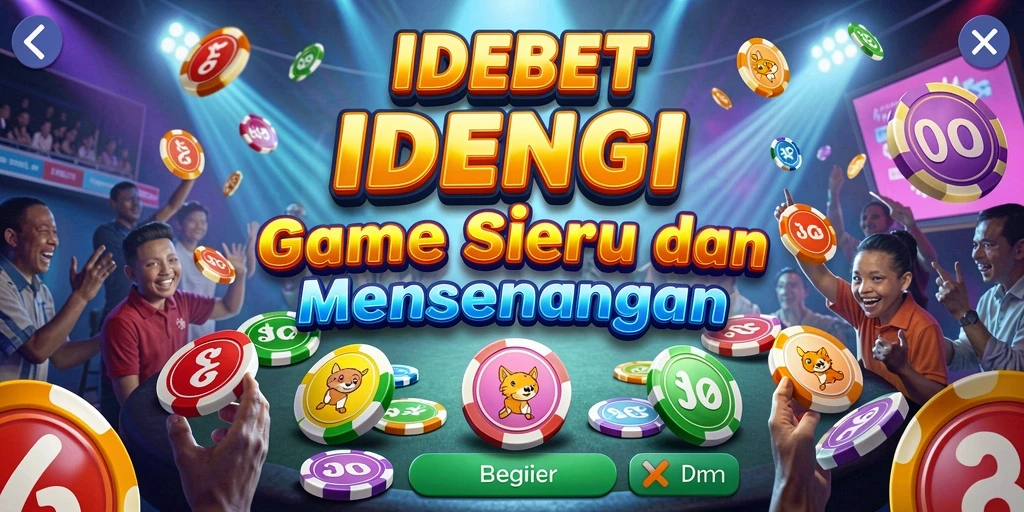 Tampilan gameplay IDEBET yang seru dan penuh aksi Bingo.