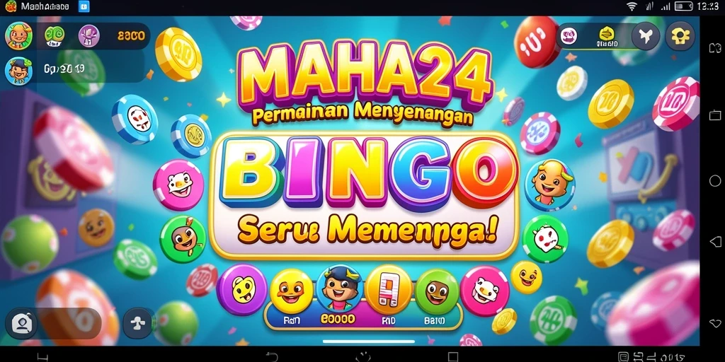 Screenshot utama MAHA24 menampilkan gameplay seru Bingo.
