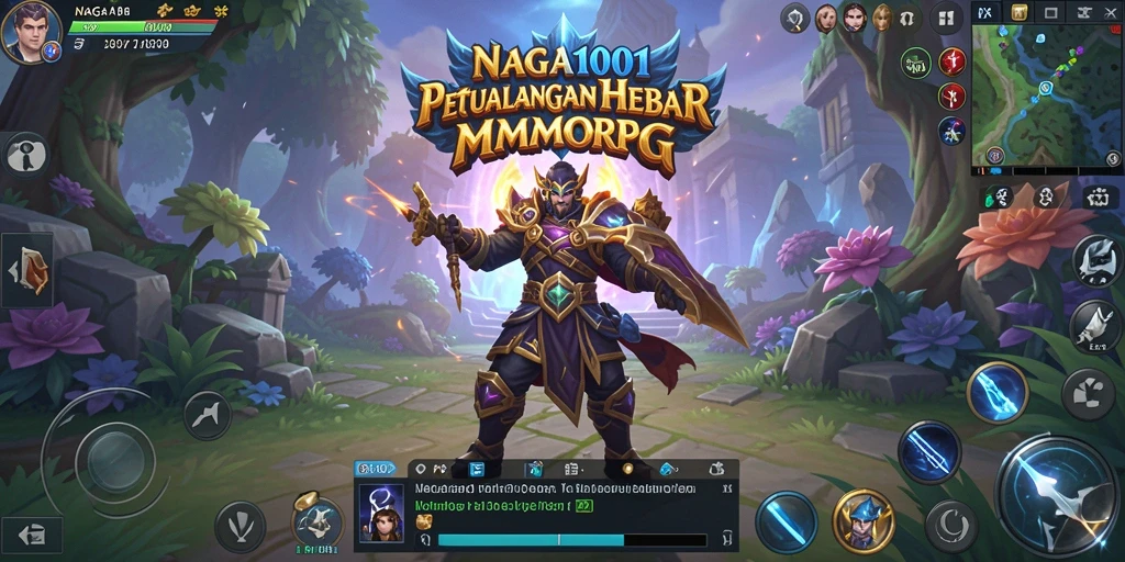 Tampilan gameplay NAGA1001 yang memikat dalam petualangan MMORPG.