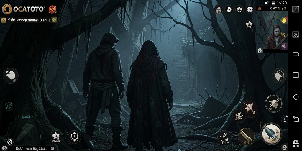Tangkapan layar menampilkan gameplay menyeramkan OCATOTO yang mendebarkan.