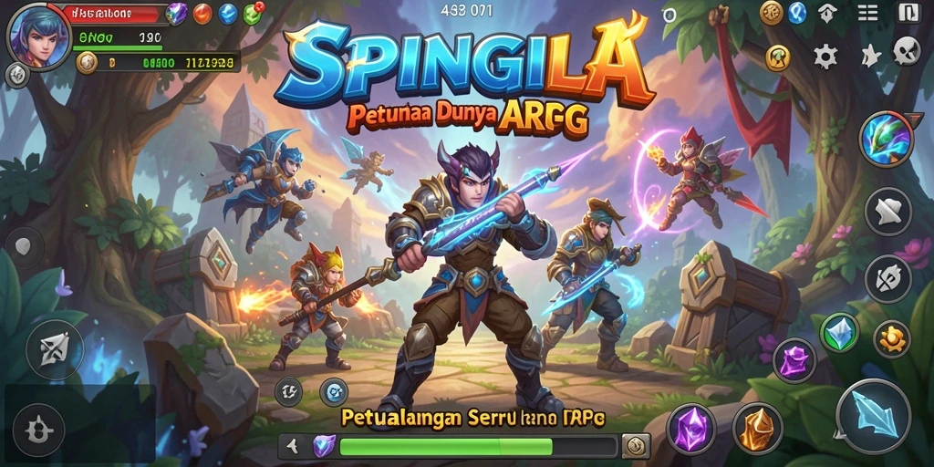 Gameplay ARPG seru di SPINGILA dengan grafis menawan.