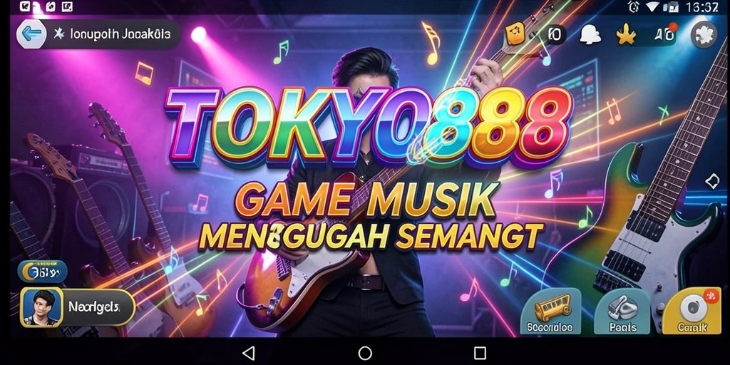Tampilan gameplay <strong>TOKYO88</strong> yang menarik dan interaktif saat memainkan musik.