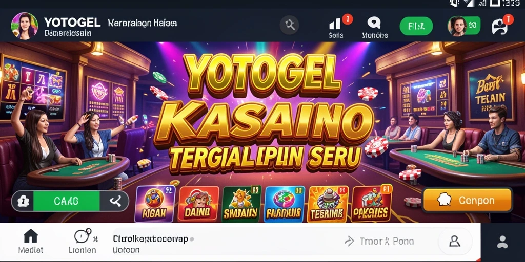 Screenshot YOTOGEL menampilkan gameplay Kasino yang mendebarkan.